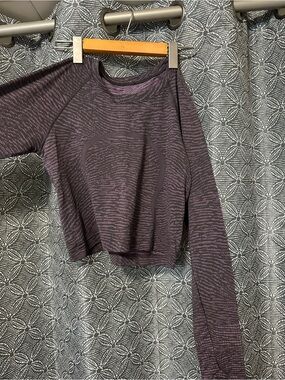 Lululemon Swiftly tech cropped long sleeve